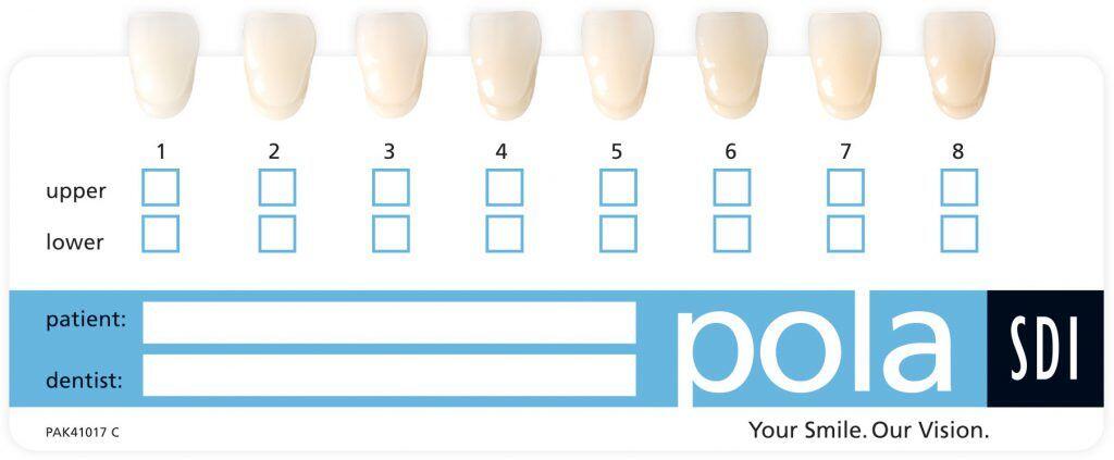 Pola Smile Shade Guide